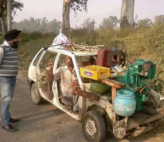 ਹੈਰਾਨ ਨਾ ਹੋ ਭਾਈ ਇਹ ਜੁਗਾੜ ਕਰਨਾ ਪੈਂਦਾ Funny photo