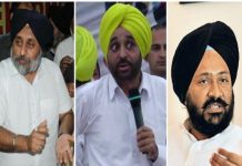 ‘ਢੀਂਡਸਾ ਪਰਿਵਾਰ ਨੂੰ ਪਾੜ ਰਿਹਾ ਸੁਖਬੀਰ ਬਾਦਲ’ : ਭਗਵੰਤ ਮਾਨ