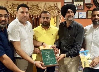 ਮੰਗਲ ਹਠੂਰ ਦੀ ਪੁਸਤਕ “ਪੰਜਾਬ ਦਾ ਪਾਣੀ” ਬੇਕਰਸਫੀਲਡ ਵਿਖੇ ਲੋਕ ਅਰਪਤ