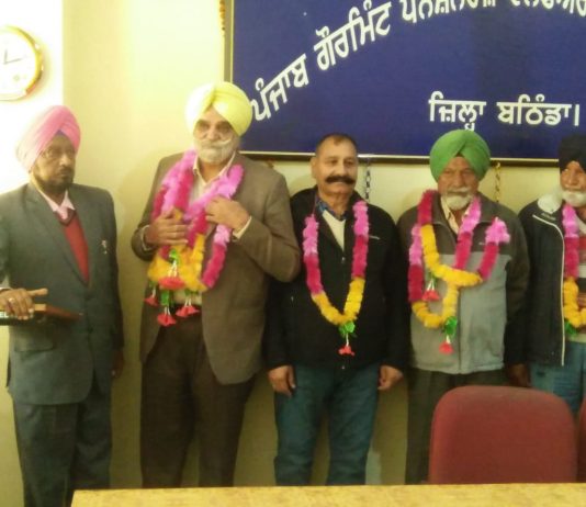 ਡੀ ਐੱਸ ਪੀ ਸ੍ਰ: ਤੂਰ ਪੈਨਸਨਰਜ ਐਸੋਸੀਏਸਨ ਦੇ ਪ੍ਰਧਾਨ ਬਣੇ