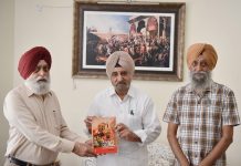 ਸੀਨੀਅਰ ਪੱਤਰਕਾਰ ਜਗਤਾਰ ਸਿੰਘ ਦੀ ਨਵੀਂ ਛਪੀ ਕਿਤਾਬਨ ‘‘ਰਿਵਰ ਵਾਟਰਜ਼ ਆਨ ਫਾਇਰ-ਖਾਲਿਸਤਾਨ ਸਟਰੱਗਲ’’ਰਿਲੀਜ਼