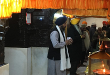 ਸ੍ਰੀ ਅਕਾਲ ਤਖਤ ਸਾਹਿਬ ਵੱਲੋਂ ਸਿੱਖ ਪੰਥ ਵਿੱਚੋਂ ਛੇਕੇ ਸੁੱਚਾ ਸਿੰਘ ਲੰਗਾਹ ਲਈ ਗੁਰਦਵਾਰਾ ਸ੍ਰੀ ਫਤਿਹਗੜ੍ਹ ਸਾਹਿਬ ਦੇ ਭੋਰਾ ਸਾਹਿਬ ਵਿਖੇ ਕੀਤੀ ਅਰਦਾਸ