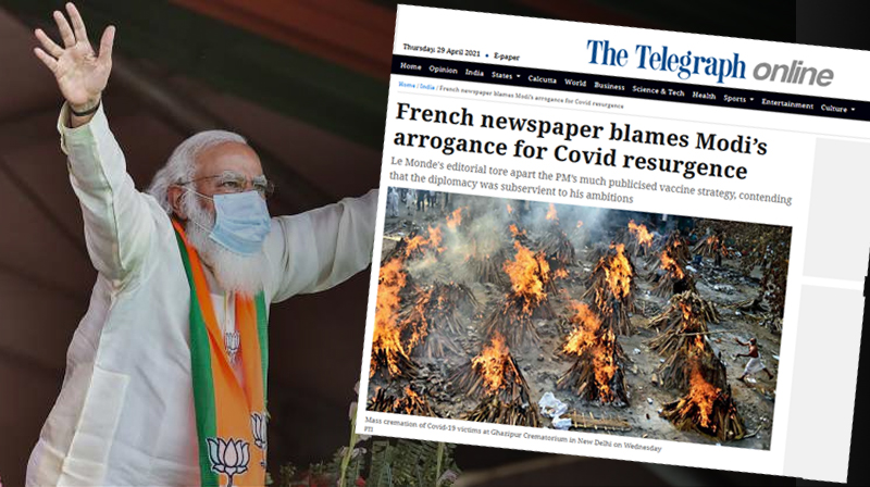 international media on modi