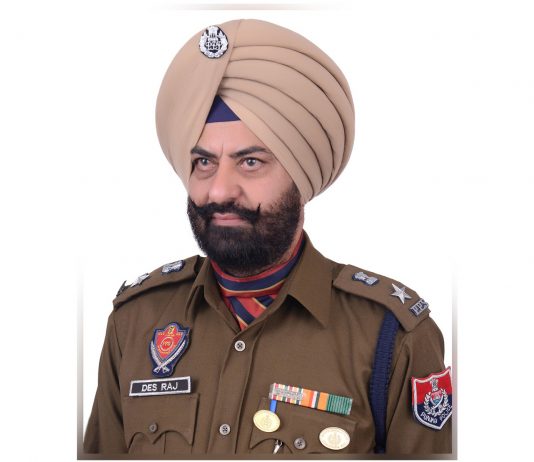 ਸ੍ਰੀ ਦੇਸ ਰਾਜ ਏ ਆਈ ਜੀ, ਤੀਜੀ ਵਾਰ ਡੀ ਜੀ ਪੀ ਡਿਸਕ ਐਵਾਰਡ ਨਾਲ ਸਨਮਾਨਿਤ