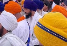 ਅੰਮਿ੍ਤਪਾਲ ਸਿੰਘ ਦੀ ਵਾਰਿਸ ਪੰਜਾਬ ਦੇ ਜਥੇਬੰਦੀ ਦੇ ਆਗੂ ਵਜੋਂ ਦਸਤਾਰਬੰਦੀ