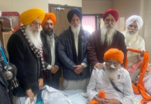ਜਗਤਾਰ ਸਿੰਘ ਹਵਾਰਾ ਦੇ ਕਹਿਣ ਉੱਤੇ ਬੰਦੀ ਸਿੰਘਾਂ ਦੀ ਰਿਹਾਈ ਲਈ 16 ਜਨਵਰੀ 2015 ਤੋਂ ਭੁੱਖ ਹੜਤਾਲ ‘ਤੇ ਬੈਠੇ ਬਾਪੂ ਸੂਰਤ ਸਿੰਘ ਨੇ ਖ਼ਤਮ ਕੀਤਾ ਵਰਤ
