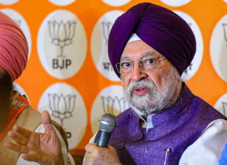 ਭਾਜਪਾ ਨੇ ਹਰਦੀਪ ਪੁਰੀ ਨੂੰ ਬਣਾਇਆ ਉਮੀਦਵਾਰ