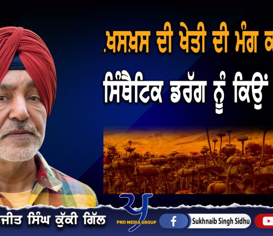 ਅਫੀਮ ਦੀ ਗੱਲ ਕਰਨ ਵਾਲੇ ਸਿੰਥੈਟਿਕ ਡਰੱਗ ਕਿਉਂ ਨਹੀਂ ਰੋਕਦੇ