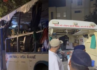 ਅਨੰਦਪੁਰ ਸਾਹਿਬ ਤੋਂ ਆ ਰਹੀ ਬੱਸ ਪਲਟੀ ,6 ਸ਼ਰਧਾਲੂਆਂ ਦੀ ਮੌਤ