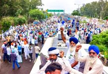 ਦਿੱਲੀ ਜਾਂਦੇ ਕਿਸਾਨਾਂ ਨੂੰ ਹਰਿਆਣੇ ਦੀਆਂ ਸਰਹੱਦਾਂ ਉੱਤੇ ਰੋਕਿਆ