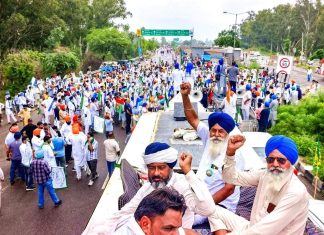 ਦਿੱਲੀ ਜਾਂਦੇ ਕਿਸਾਨਾਂ ਨੂੰ ਹਰਿਆਣੇ ਦੀਆਂ ਸਰਹੱਦਾਂ ਉੱਤੇ ਰੋਕਿਆ
