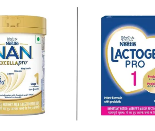 Nestle ਦੇ ਤਿੰਨ ਬੱਚਿਆਂ ਨਾਲ ਸਬੰਧਤ ਉਤਪਾਦ ਗ਼ੈਰ-ਮਿਆਰੀ ਕਰਾਰ