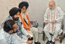 ਅਮਿਤ ਸ਼ਾਹ ਨੇ ਪਰਵਿੰਦਰ ਝੋਟਾ ਦੇ ਪਰਿਵਾਰ ਨਾਲ ਕੀਤੀ ਮੁਲਾਕਾਤ