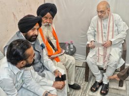ਅਮਿਤ ਸ਼ਾਹ ਨੇ ਪਰਵਿੰਦਰ ਝੋਟਾ ਦੇ ਪਰਿਵਾਰ ਨਾਲ ਕੀਤੀ ਮੁਲਾਕਾਤ